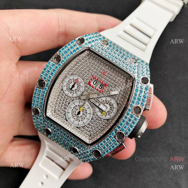 New Diamond Richard Mille RM 11-FM Flyback Chronograph Asia 7750 Watch Replica New Diamond Richard Mille RM 11-FM Flyback Chronograph Asia 7750 Watch Replica
