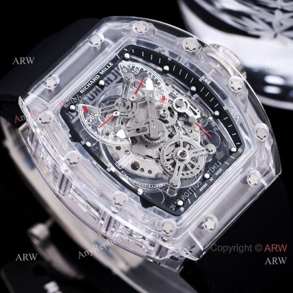 Replica Richard Mille RM 56 01 Sapphire Hublot Black Rubber Band Watch Replica Richard Mille RM 56 01 Sapphire Hublot Black Rubber Band Watch