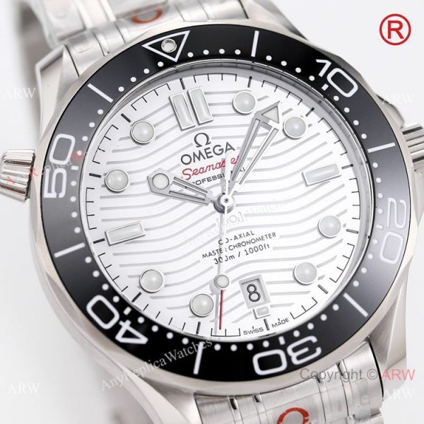 2021 NEW Grade A Replica Omega Seamaster 300m Diver OR Calibre 8800 Watch White Dial 42mm 2021 NEW Grade A Replica Omega Seamaster 300m Diver OR Calibre 8800 Watch White Dial 42mm