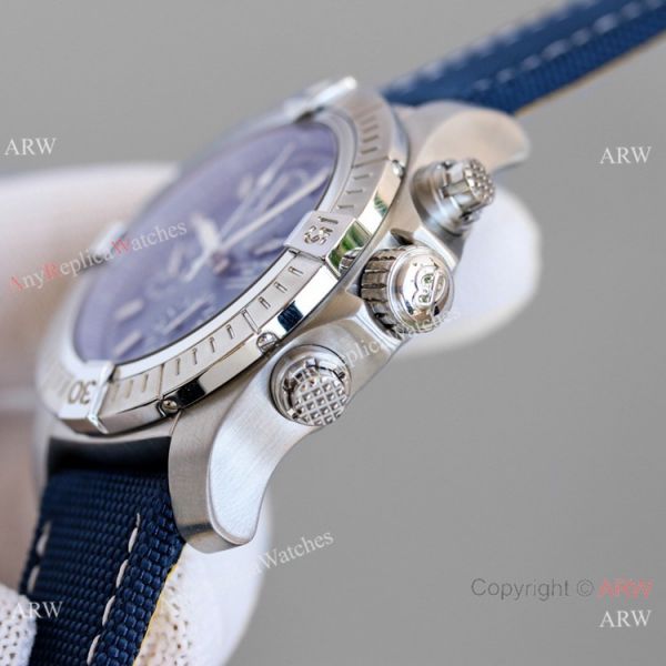 JH Factory Breitling Avenger Chronograph 7750 Blue Dial Blue Leather Strap JH Factory Breitling Avenger Chronograph 7750 Blue Dial Blue Leather Strap