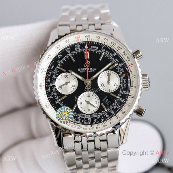 JH Factory Swiss Breitling Navitimer 01 Blue White Dial Watch 7750 Movement JH Factory Swiss Breitling Navitimer 01 Blue White Dial Watch 7750 Movement
