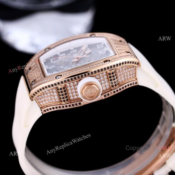 Best Quality Copy Richard Mille Rm010 Rose Gold Full Diamonds Watch Automatic Best Quality Copy Richard Mille Rm010 Rose Gold Full Diamonds Watch Automatic