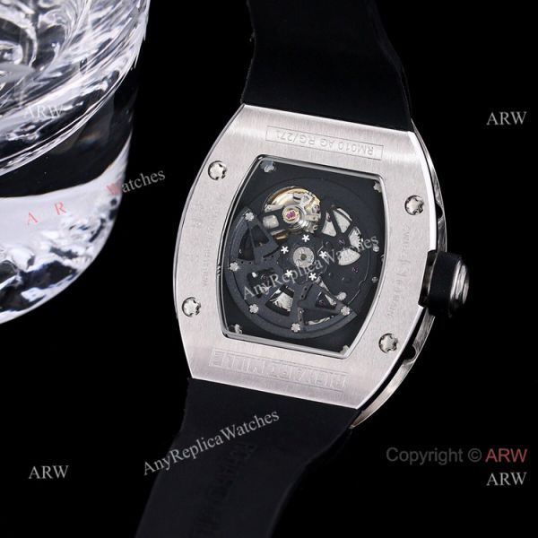 High End Replica Richard Mille Rm010 Diamonds Watch Red Rubber Band High End Replica Richard Mille Rm010 Diamonds Watch Red Rubber Band