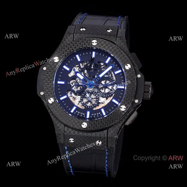 Hublot Big Bang Automatic Replica Watches Carbon Case 48mm Hublot Big Bang Automatic Replica Watches Carbon Case 48mm