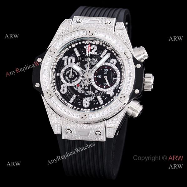 High Quality Copy Hublot Big Bang Iced Out Chronograph Watch Rose Gold High Quality Copy Hublot Big Bang Iced Out Chronograph Watch Rose Gold