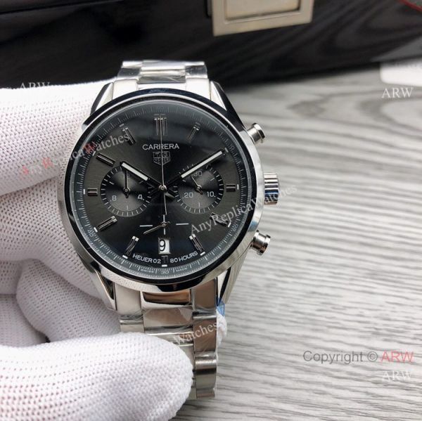 40mm Tag Heuer Carrera Blue Face Stainles Steel Watches For Men Replica 40mm Tag Heuer Carrera Blue Face Stainles Steel Watches For Men Replica