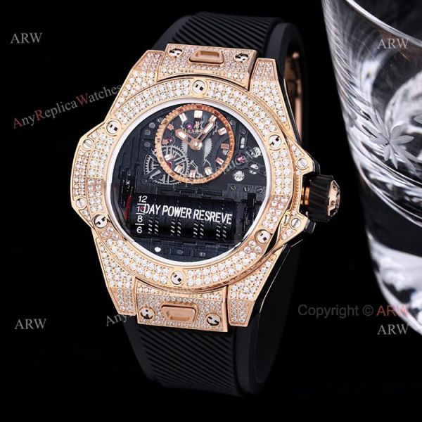 High Quality Replica Hublot Big Bang MP-11 Watch With Diamonds 45mm High Quality Replica Hublot Big Bang MP-11 Watch With Diamonds 45mm