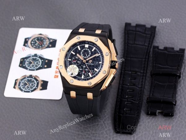 JF 1:1 Swiss Audemars Piguet AP Royal Oak Offshore 26406FR Black and Rose Gold Watch Super Clone JF 1:1 Swiss Audemars Piguet AP Royal Oak Offshore 26406FR Black and Rose Gold Watch Super Clone