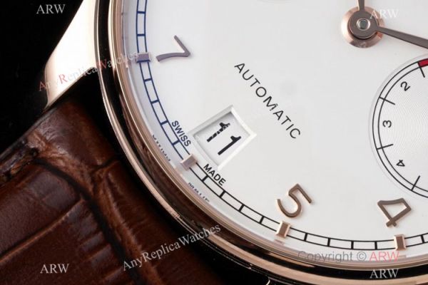 ZF Factory IWC Portugieser Automatic 7 Days Rose Gold White Dial Watch 42mm Brand NEW ZF Factory IWC Portugieser Automatic 7 Days Rose Gold White Dial Watch 42mm Brand NEW