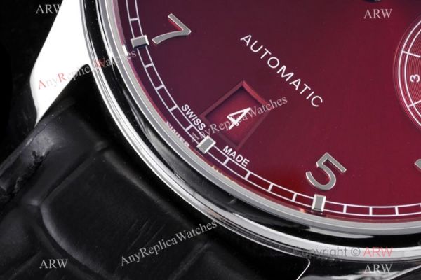 ZF Factory Replica IWC Portugieser Automatic 7 Days Red Dial Watch Brand NEW ZF Factory Replica IWC Portugieser Automatic 7 Days Red Dial Watch Brand NEW