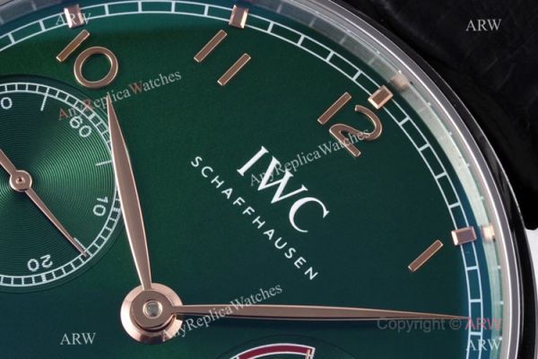 Super Clone IWC Schaffhausen Portugieser 7 Days IW500708 ZF Green Dial Swiss 52010 Super Clone IWC Schaffhausen Portugieser 7 Days IW500708 ZF Green Dial Swiss 52010