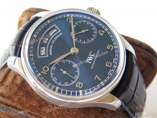 Swiss Grade 1 IWC Portuguese Annual Calendar Iw503502 Blue Watch ZF Replica IWC Watches For Men Swiss Grade 1 IWC Portuguese Annual Calendar Iw503502 Blue Watch ZF Replica IWC Watches For Men