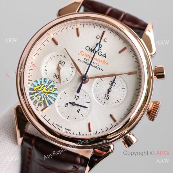 JH Swiss Copy Omega Speedmaster 7750 Chronograph Rose Gold Watch 42mm JH Swiss Copy Omega Speedmaster 7750 Chronograph Rose Gold Watch 42mm