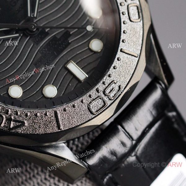 New 2021 Watches Swiss Omega Seamaster Diver 300m Black Black Watch Leather Strap New 2021 Watches Swiss Omega Seamaster Diver 300m Black Black Watch Leather Strap