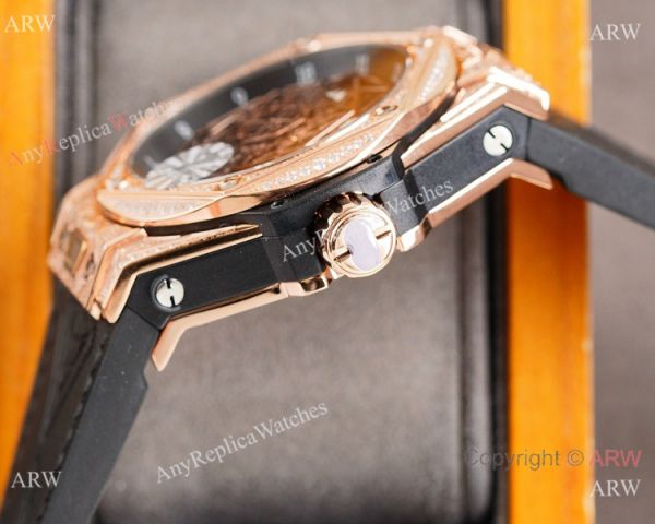 Z Factory Swiss Copy Hublot Sang Bleu Diamond Bezel 45mm Watch Citizen Movement Z Factory Swiss Copy Hublot Sang Bleu Diamond Bezel 45mm Watch Citizen Movement
