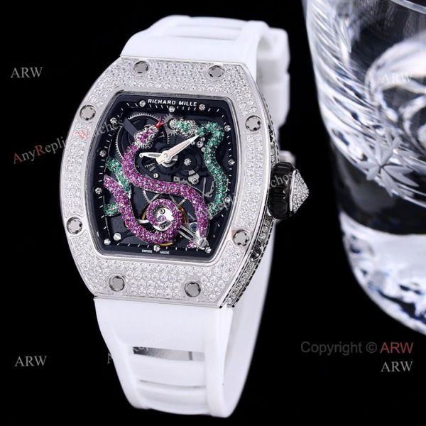 High Quality Copy Richard Mille Rm026 Snake Dial Tourbillon Serpent Watch With Diamond High Quality Copy Richard Mille Rm026 Snake Dial Tourbillon Serpent Watch With Diamond
