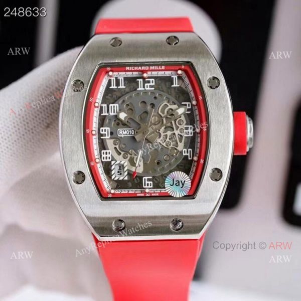 Knockoff Richard Mille RM 030 Rose Gold Watch Black Rubber Strap Knockoff Richard Mille RM 030 Rose Gold Watch Black Rubber Strap