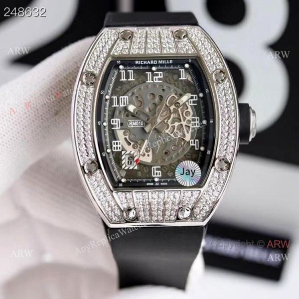 Copy Richard Mille 030 Diamond Watch Automatic For Men Copy Richard Mille 030 Diamond Watch Automatic For Men