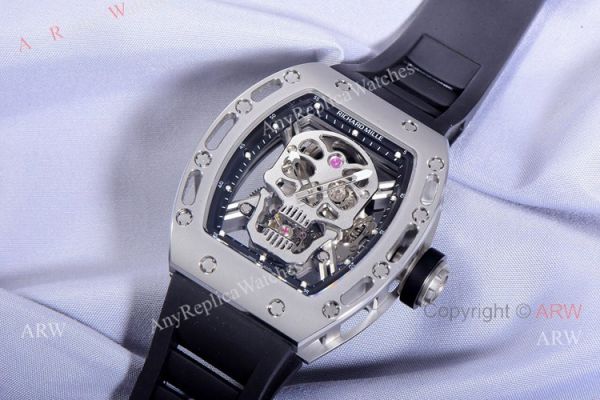 JB Factory Richard Mille Skull Watch For Sale RM 52-01 Tourbillon For Men Replica JB Factory Richard Mille Skull Watch For Sale RM 52-01 Tourbillon For Men Replica