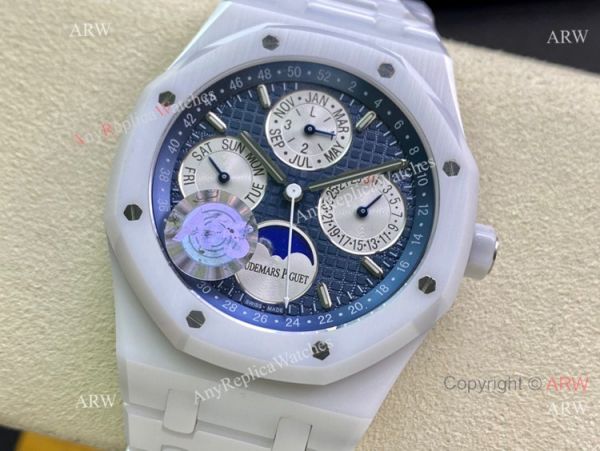 New Audemars Piguet Royal Oak Perpetual Calendar White Ceramic Copy Watch New Audemars Piguet Royal Oak Perpetual Calendar White Ceramic Copy Watch