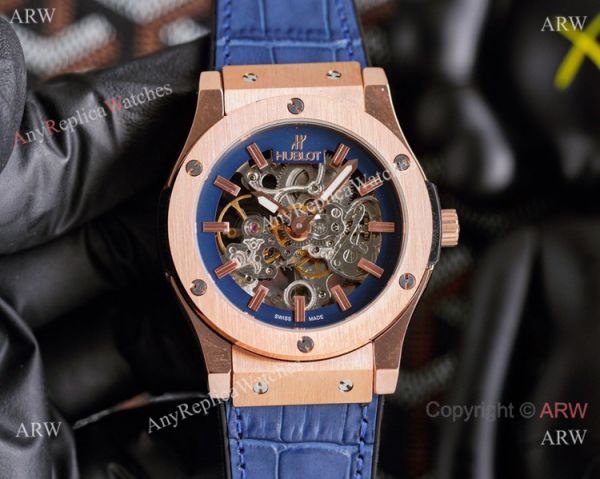 Best Quality Copy Hublot Classic Fusion Skeleton Rose Gold Watches Best Quality Copy Hublot Classic Fusion Skeleton Rose Gold Watches