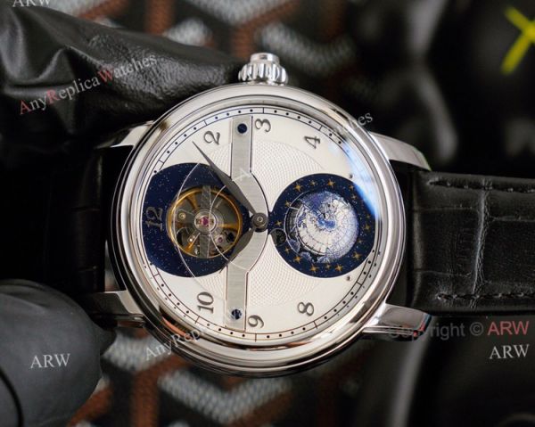 White Face Montblanc Tourbillon Geosphere Watch Replica For Men Size 42mm White Face Montblanc Tourbillon Geosphere Watch Replica For Men Size 42mm