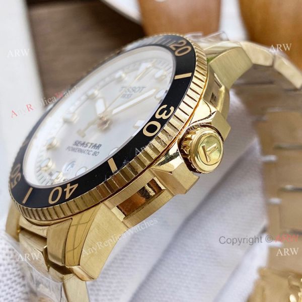 Buy Swiss Grade Reproduction Tissot Seastar All Gold White Face Replica Watch 45mm For Men Buy Swiss Grade Reproduction Tissot Seastar All Gold White Face Replica Watch 45mm For Men