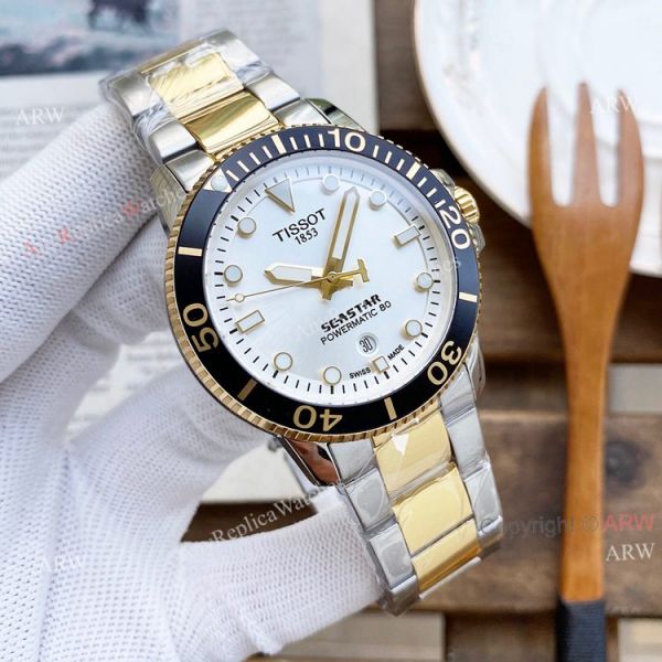 New 45mm Tissot Seastar Black Face Black Rubber Strap Swiss Quality Replica Watch New 45mm Tissot Seastar Black Face Black Rubber Strap Swiss Quality Replica Watch