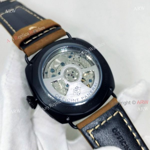 Panerai Radiomir PAM00384 8 Days Black Face Replica Watch 45mm Panerai Radiomir PAM00384 8 Days Black Face Replica Watch 45mm