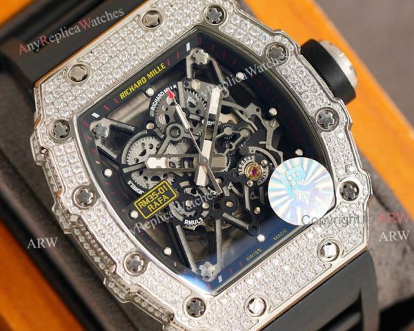 (RM Factory) Richard Mille RM 35-01 Rafa Diamond Watch Replica (RM Factory) Richard Mille RM 35-01 Rafa Diamond Watch Replica