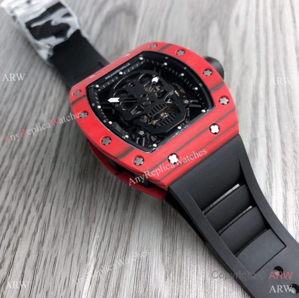 JB Factory Swiss Richard Mille RM 052-01 Tourbillon Skull Watch Red Version JB Factory Swiss Richard Mille RM 052-01 Tourbillon Skull Watch Red Version