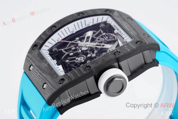 ZF Favtory Richard Mille RM 055 Bubba Watson NTPT Carbon Blue Watch 42mm ZF Favtory Richard Mille RM 055 Bubba Watson NTPT Carbon Blue Watch 42mm