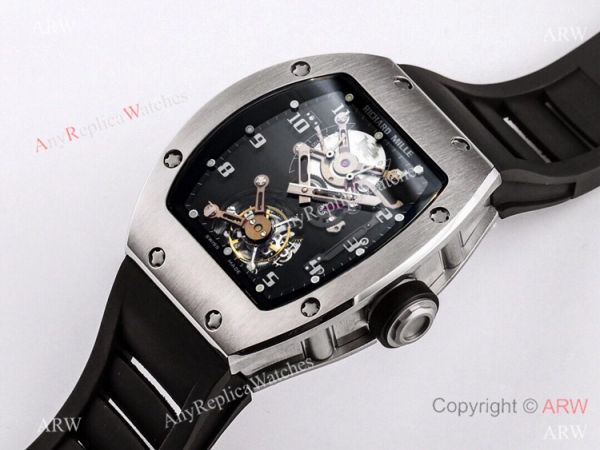 Super Clone Richard Mille RM001 Real Tourbillon JB Factory Stainless Steel Watch Super Clone Richard Mille RM001 Real Tourbillon JB Factory Stainless Steel Watch