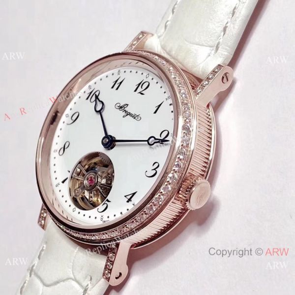 New Copy Breguet Classique Flying Tourbillon Diamond Rose Gold Watch 32mm New Copy Breguet Classique Flying Tourbillon Diamond Rose Gold Watch 32mm