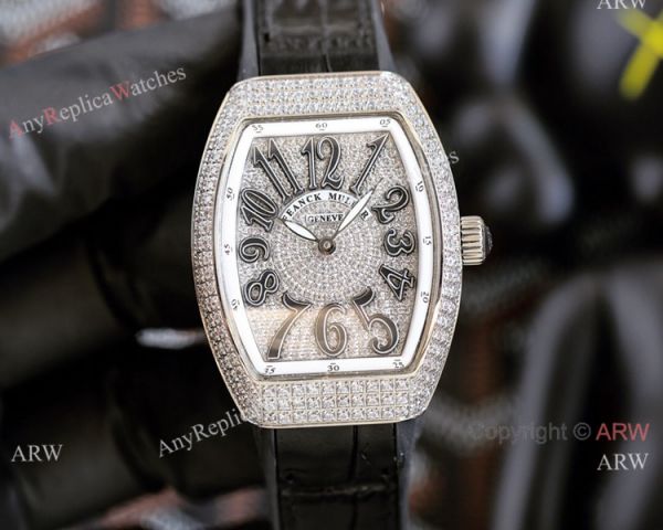 Swiss Quartz Franck Muller Vanguard Lady Watches Yellow Diamond Dial Swiss Quartz Franck Muller Vanguard Lady Watches Yellow Diamond Dial