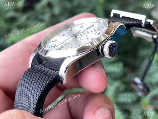 New! Swiss Grade Tudor Black Bay Cal.2824 Watch Black Nylon Strap Silver Dial New! Swiss Grade Tudor Black Bay Cal.2824 Watch Black Nylon Strap Silver Dial