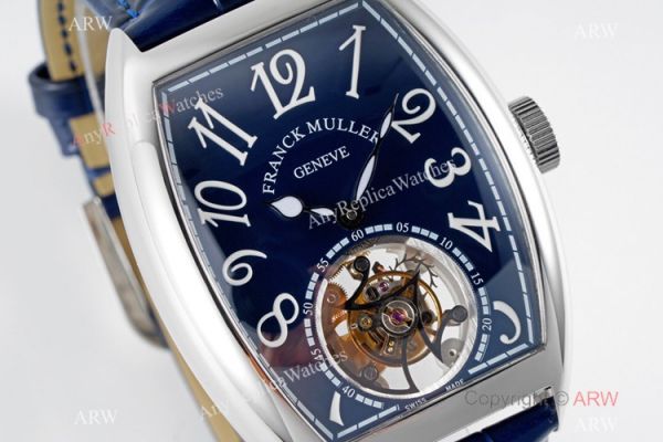 AB Factory Copy Franck Muller Cintree Curvex Imperial Tourbillon Watch 39.6mm Blue Dial AB Factory Copy Franck Muller Cintree Curvex Imperial Tourbillon Watch 39.6mm Blue Dial