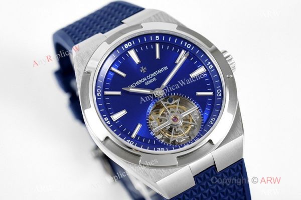 1-1 Super Clone Vacheron Constantin Overseas Tourbillon V2 6000v Blue Rubber Strap Watch 1-1 Super Clone Vacheron Constantin Overseas Tourbillon V2 6000v Blue Rubber Strap Watch