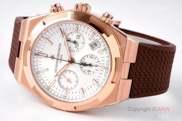 Swiss Vacheron Constantin Overseas Chronograph 8F V2 Rose Gold Watch 2021 New Swiss Vacheron Constantin Overseas Chronograph 8F V2 Rose Gold Watch 2021 New