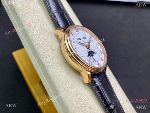 TW Factory Blancpain Villeret Cal.6654 Rose Gold Watch with Moon phase TW Factory Blancpain Villeret Cal.6654 Rose Gold Watch with Moon phase