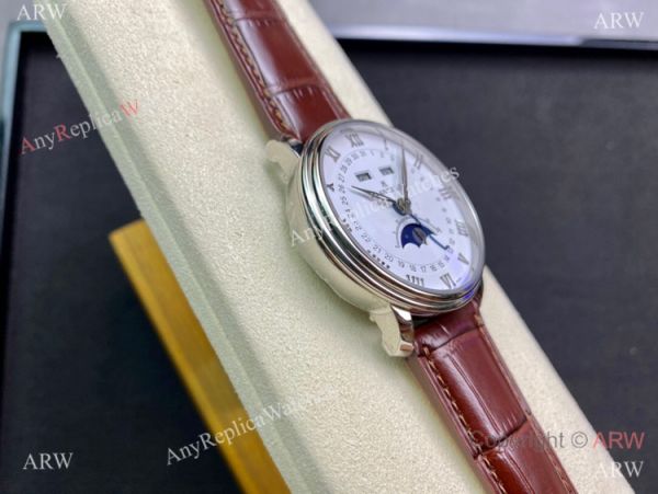 TW Factory Blancpain Villeret Cal.6654 White Face Watch with Moon phase TW Factory Blancpain Villeret Cal.6654 White Face Watch with Moon phase