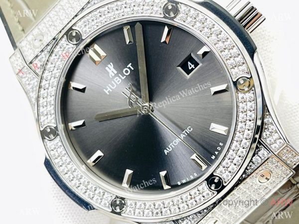 HB Factory V3 Hublot Classic Fusion Swiss Hub1213 Iced Out Watch Super Clone 1:1 HB Factory V3 Hublot Classic Fusion Swiss Hub1213 Iced Out Watch Super Clone 1:1