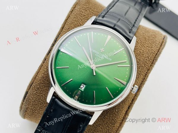 2021 New! MK Factory V4 Vacheron Constantin Patrimony 9015 Watch Olive Green Dial 2021 New! MK Factory V4 Vacheron Constantin Patrimony 9015 Watch Olive Green Dial