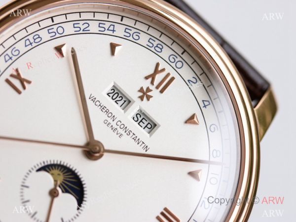 TWS Factory 1-1 Copy Vacheron Constantin Historiques Calendrier Complet 1948 40mm 3100v Watch Rose Gold White Dial TWS Factory 1-1 Copy Vacheron Constantin Historiques Calendrier Complet 1948 40mm 3100v Watch Rose Gold White Dial