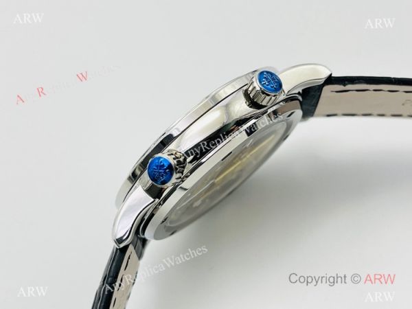 PFF Factory V4 Patek Philippe 6102P Sky Moon Celestial Watch Black Dial Diamond Bezel PFF Factory V4 Patek Philippe 6102P Sky Moon Celestial Watch Black Dial Diamond Bezel