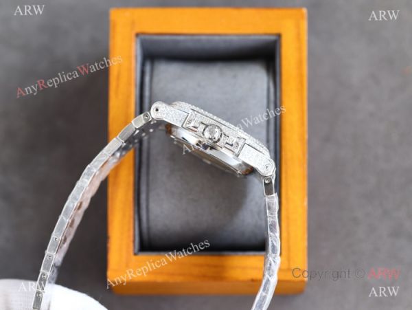 Swiss Grade One Patek Philippe Iced Out Nautilus 9015 Watch Full Diamond Swiss Grade One Patek Philippe Iced Out Nautilus 9015 Watch Full Diamond