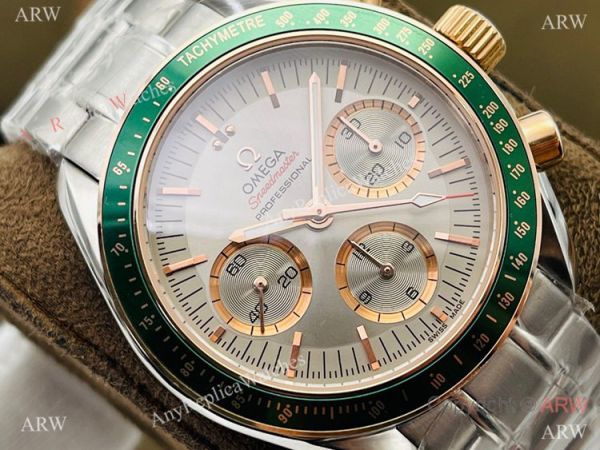 2021 New! Swiss Omega Speedmaster 7750 Watch Green Bezel Stainless Steel 2021 New! Swiss Omega Speedmaster 7750 Watch Green Bezel Stainless Steel