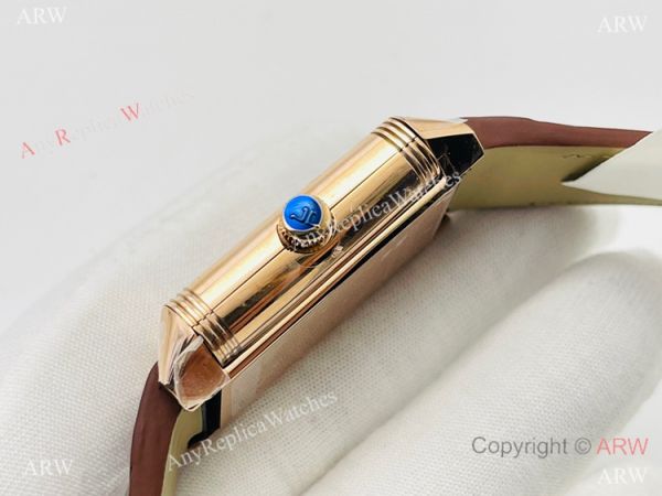 (ANF ) Swiss Grade One Jaeger-LeCoultre Reverso Duoface 29mm Watch Rose Gold Rhodium Gray Face (ANF ) Swiss Grade One Jaeger-LeCoultre Reverso Duoface 29mm Watch Rose Gold Rhodium Gray Face