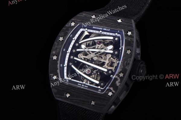 Yohan Blake Richard Mille 59-01 Black TPT Carbon Replica Watch Yohan Blake Richard Mille 59-01 Black TPT Carbon Replica Watch