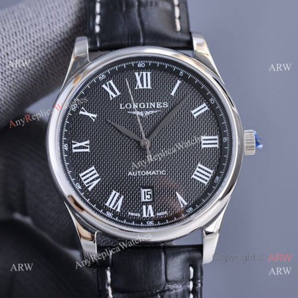 Swiss Quality Copy Longines Master 40 Date Brown Leather Strap Watches Citizen 8215 Movement Swiss Quality Copy Longines Master 40 Date Brown Leather Strap Watches Citizen 8215 Movement
